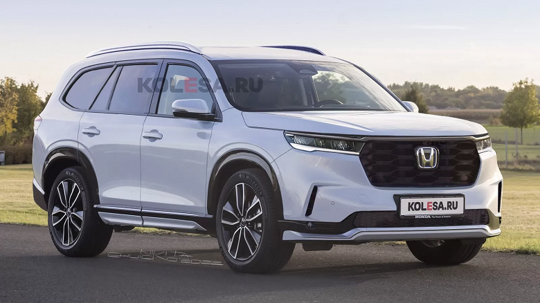 Это Honda Pilot нового поколения: появились первые качественные изображения
