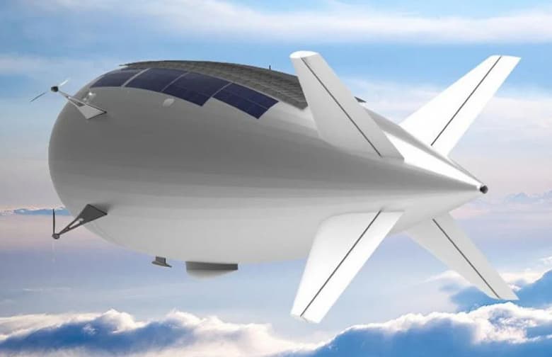 В России разработал «Экодисолар» — дирижабль на солнечных батареях