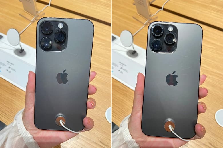 iPhone 14 Pro и 14 Pro Max быстро теряют товарный вид. На выставочных смартфонах в магазинах хорошо видны царапины
