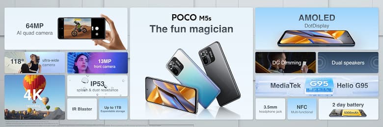 Новое – это даже ещё не забытое старое. Представлен Poco M5s, и это клон Redmi Note 10S