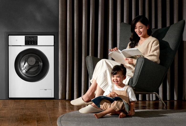 Представлена вместительная стиральная машина Xiaomi дешевле $200: она позволяет постирать за раз 45 рубашек или 12 пар джинсов