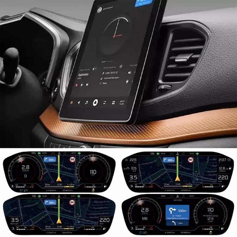 Lada Vesta Luxe Techno и её мультимедийная система EnjoY Vision Pro: все подробности
