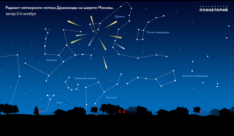 Что посмотреть в октябре: два звездопада достигнут максимума