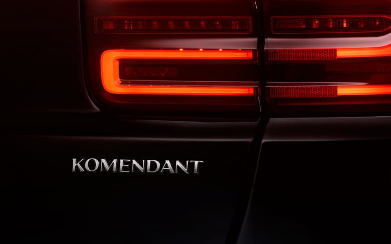 Уникальный российский полноприводный внедорожник Aurus Komendant впервые показали внутри