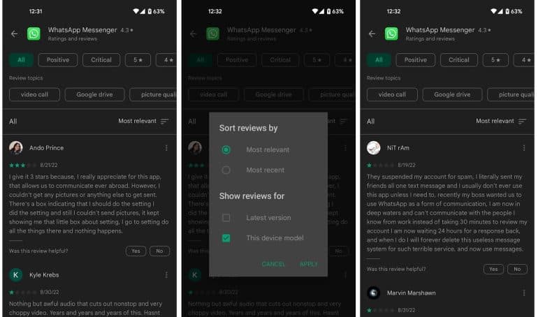 В Google Play Store изменилась система рейтинга для приложений — она стала точнее