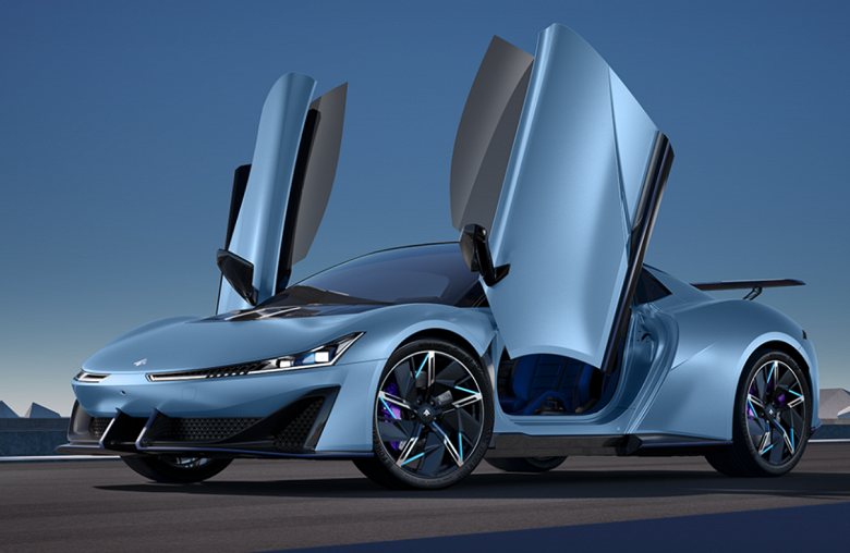 1225 л.с. и разгон до 100 км/ч за 1,9 с. «Китайский суперкар номер один» GAC Aion Hyper SSR стал доступен для заказа