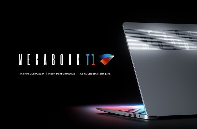 Представлен Megabook T1 – это первый ноутбук Tecno