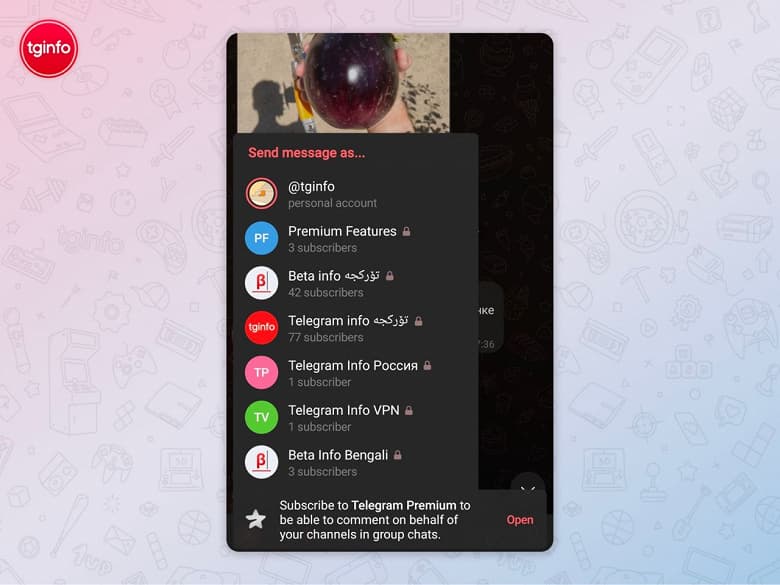 Стандартную функцию Telegram сделали платной: сообщения от имени каналов только по Premium-подписке Стандартную функцию Telegram сделали платной: сообщения от имени каналов только по Premium-подписке