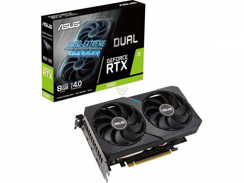 Представлена урезанная GeForce RTX 3060 с 8 ГБ памяти и 128-разрядной шиной