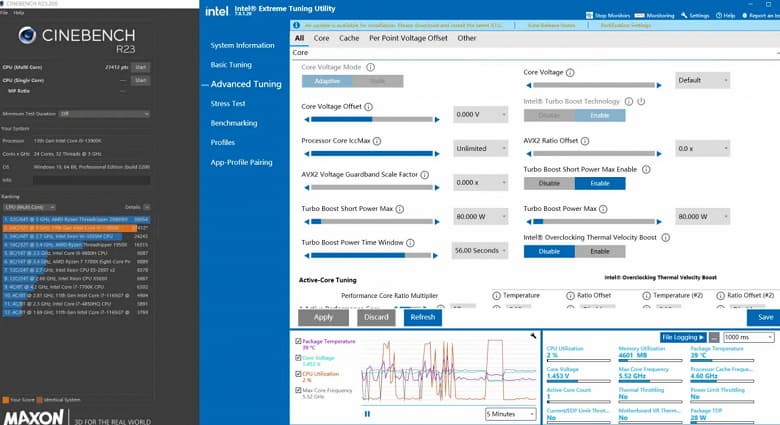 Даже с ограниченным до 80 Вт потреблением Core i9-13900K так же быстр, как Core i9-12900K, потребляющий 125 Вт