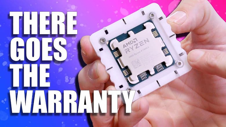 Проблему излишнего нагрева Ryzen 9 7950X можно решить шлифовкой. Уменьшение толщины крышки позволяет сбросить несколько градусов Проблему излишнего нагрева Ryzen 9 7950X можно решить шлифовкой. Уменьшение толщины крышки позволяет сбросить несколько градусов