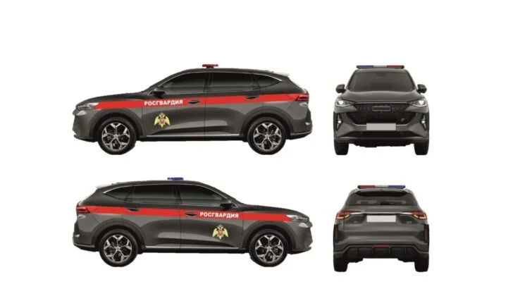 Haval F7 и F7x заступят на службу в Минобороны, Росгвардию, ГИБДД, Генеральную прокуратуру, МВД и Следственный комитет