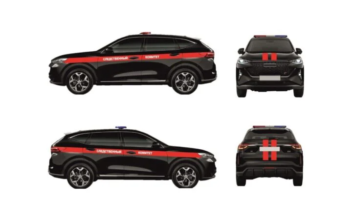 Haval F7 и F7x заступят на службу в Минобороны, Росгвардию, ГИБДД, Генеральную прокуратуру, МВД и Следственный комитет