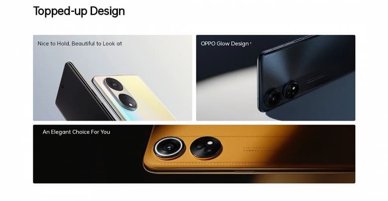 120 Гц, 108 Мп, 4800 мА·ч и 67 Вт. Oppo Reno 8T 5G позирует на официальных изображениях