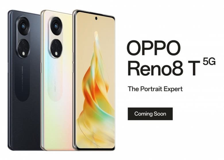 120 Гц, 108 Мп, 4800 мА·ч и 67 Вт. Oppo Reno 8T 5G позирует на официальных изображениях