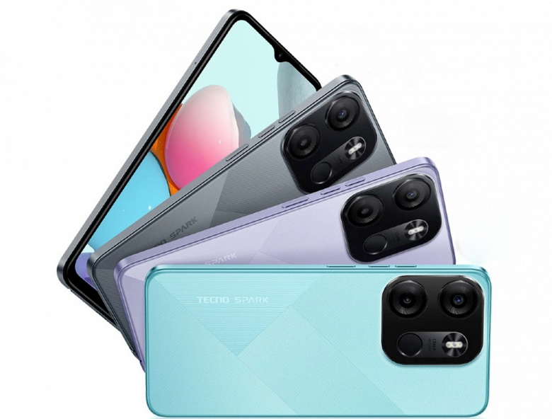 Представлен 85-долларовый смартфон с большими экраном и аккумулятором — Tecno Spark Go 2023