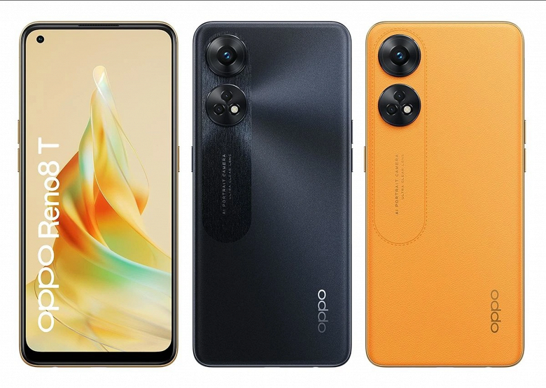 Oppo Reno8T 4G позирует в руках пользователя вживую перед анонсом