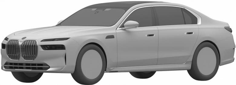 BMW запатентовала в России новый флагманский седан BMW 7-Series