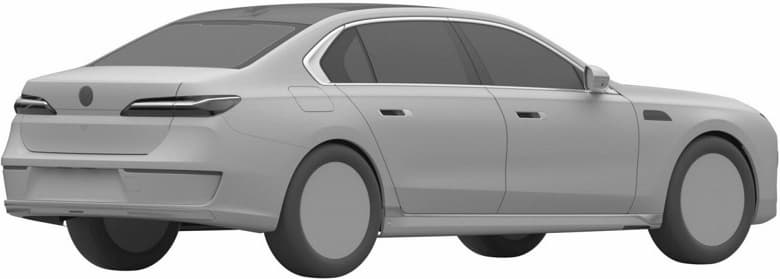 BMW запатентовала в России новый флагманский седан BMW 7-Series