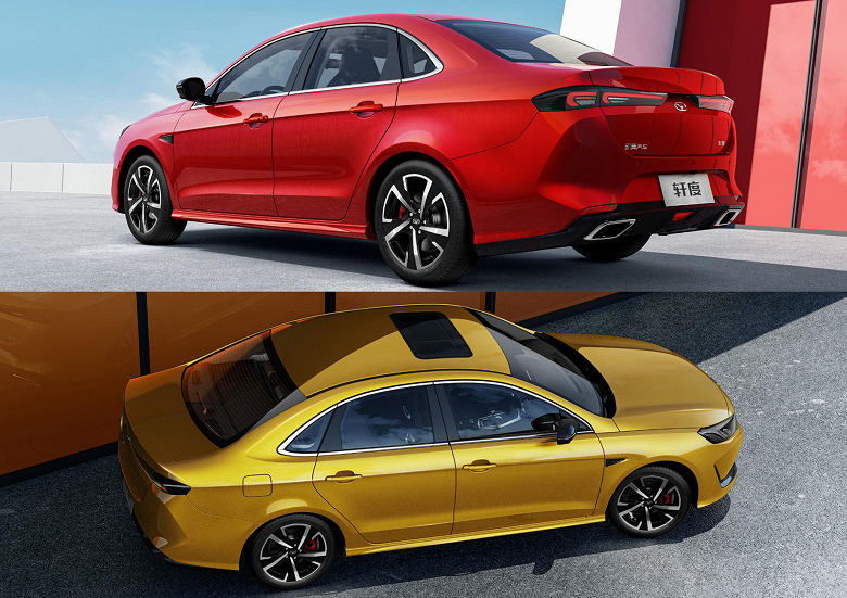 Новый китайский седан, который собирают на «Автоторе», засветили на фотографиях