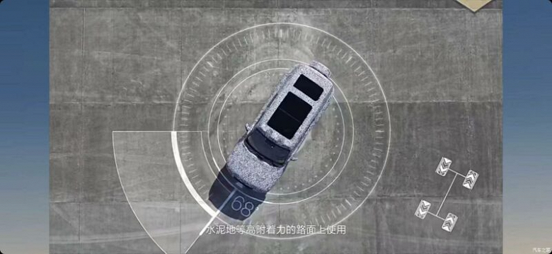 4 мотора по 325 л.с., водонепроницаемость, разворот на месте, «режим краба», разгон до «сотни» за 3 с. Представлен BYD Yangwang U8 