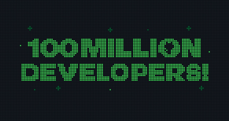 Microsoft и GitHub отмечают 100 млн активных пользователей