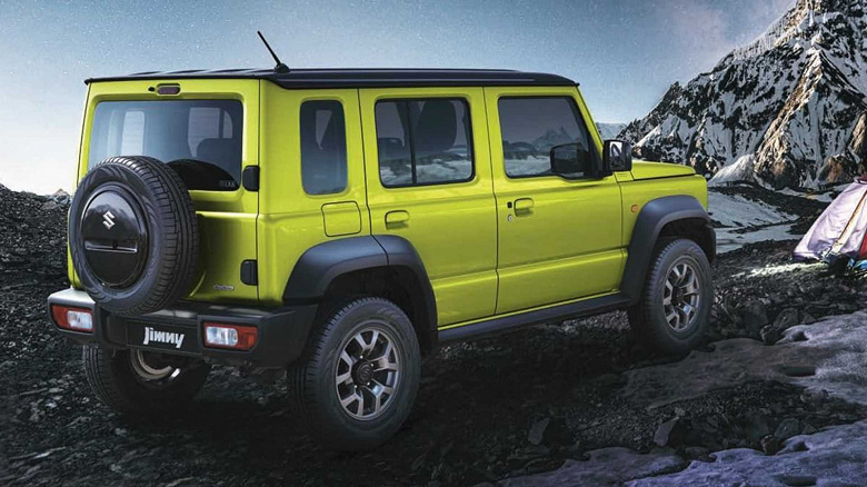 Представлен первый в истории пятидверный Suzuki Jimny