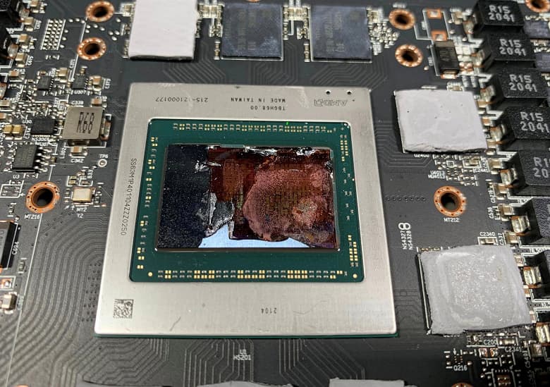 Некоторые видеокарты Radeon RX 6000 не просто выходят из строя — у них расслаивается GPU Некоторые видеокарты Radeon RX 6000 не просто выходят из строя — у них расслаивается GPU