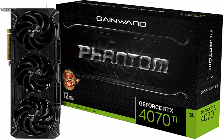 Представлены видеокарты Gainward GeForce RTX 4070 Ti серий Phantom and Phoenix