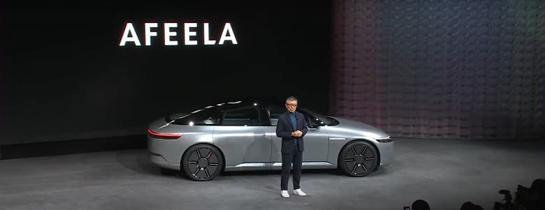 Sony и Honda представили «Афилу» – совместный бренд автомобилей. Первая модель, нашпигованная 45 датчиками, в продаже в 2025 году