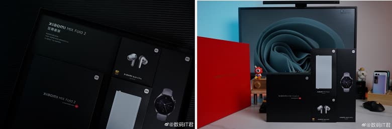 Новый Xiaomi Mix Fold 2, часы, наушники и специальный чехол. Комплект подарочного издания показали на живых фото