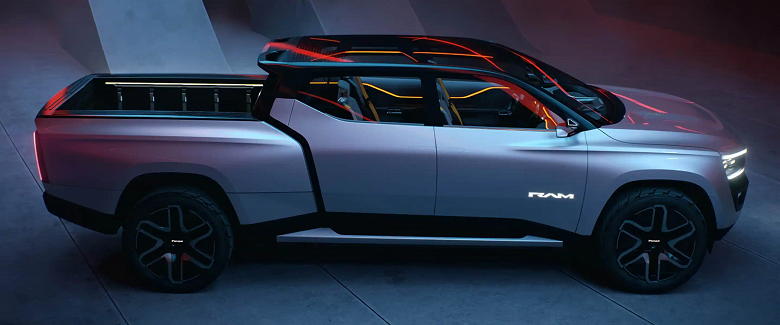 Представлен самый технологичный пикап RAM: огромные экраны, регулируемая прозрачность окон, множество настроек