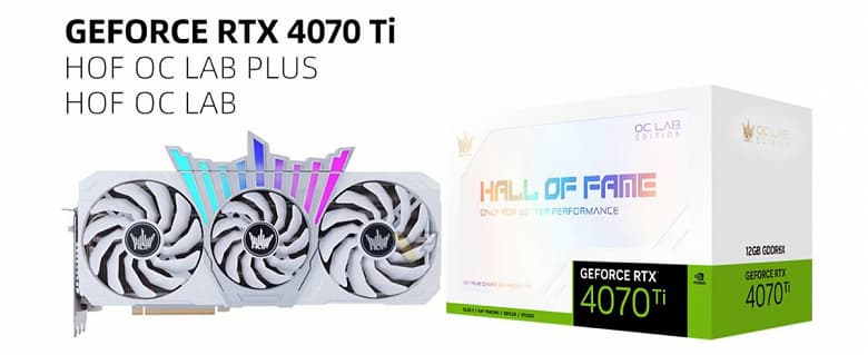 Представлена самая экстремальная GeForce RTX 3070 Ti. Galax GeForce RTX 4070 Ti HOF получила кулер от RTX 4090 HOF