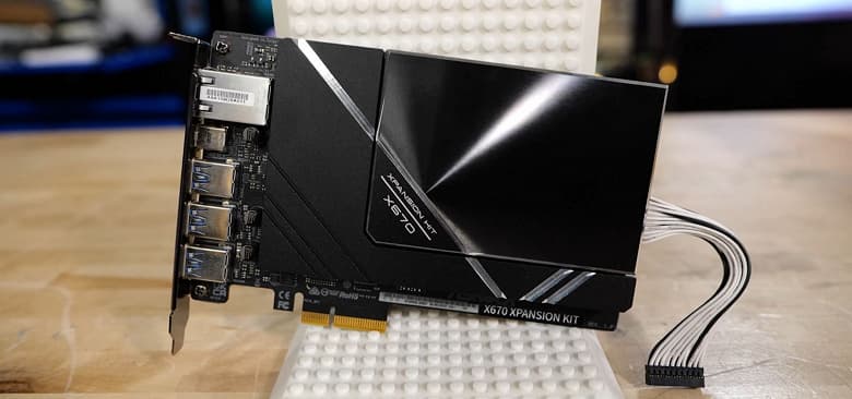 Для тех, кто соскучился по необычным экспериментам с «железом». ASRock представила устройство X670 Xpansion Kit для превращения платы на чипсете B650 в плату на чипсете X670
