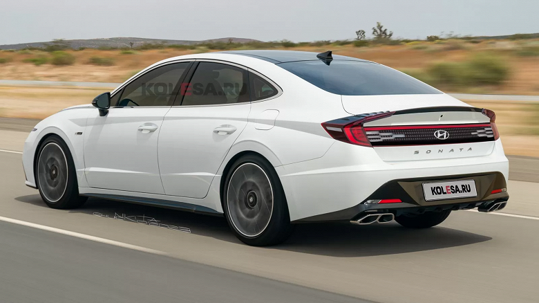 Это совершенно новая Hyundai Sonata 2024. Новинку показали на качественных изображениях