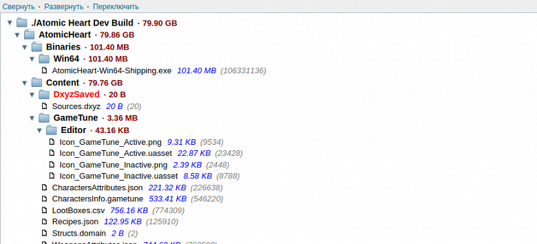 В сеть слили ПК-версию Atomic Heart для разработчиков с меню отладки