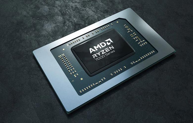 8-ядерный Ryzen 7 7840HS оказался на 25% быстрее предшественника в тесте Cinebench