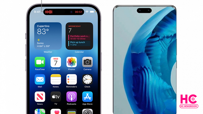 Huawei может представить аналог Dynamic Island в Huawei Nova 11