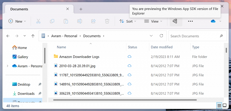 В Windows 11 обнаружили новую «Галерею» и новый «Проводник»