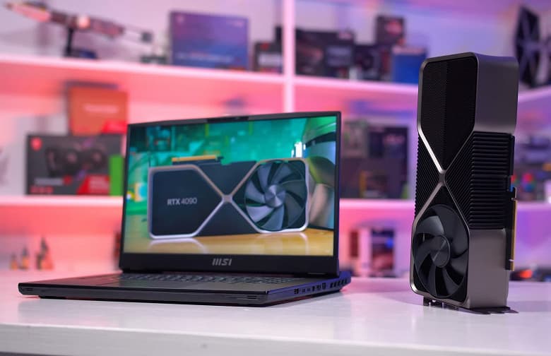 Nvidia снова можно сказать спасибо за очередной рывок? Тесты показали, что мобильная GeForce RTX 4090 примерно равна настольной RTX 3090 Nvidia снова можно сказать спасибо за очередной рывок? Тесты показали, что мобильная GeForce RTX 4090 примерно равна настольной RTX 3090