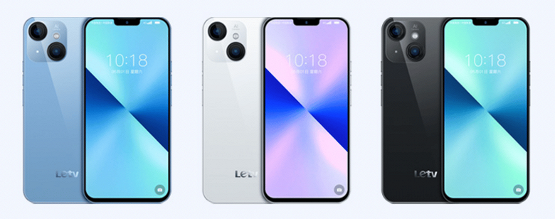 Копирующий iPhone 14 смартфон LeEco Y1 Pro+ стал бестселлером. Он вышёл в топ-3 самых продаваемых телефонов в своей категории на JD.com