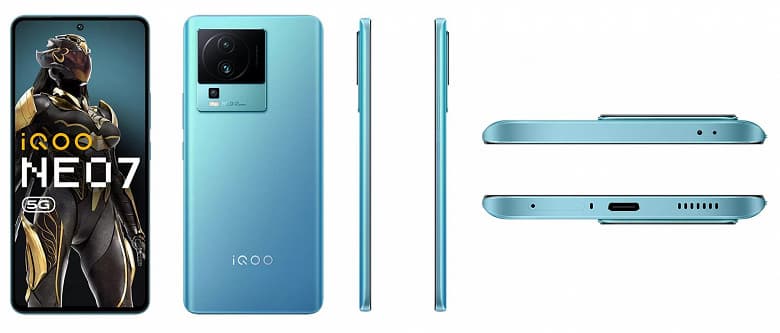 Большой экран OLED 120 Гц, 64 Мп с OIS, 5000 мА·ч и 120 Вт за 360 долларов. Представлен iQOO Neo 7 5G