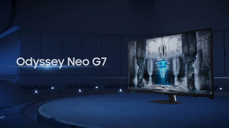В Европе выходит 43-дюймовый игровой монитор Samsung Odyssey Neo G7: за предзаказ дают внешний SSD на 1 ТБ