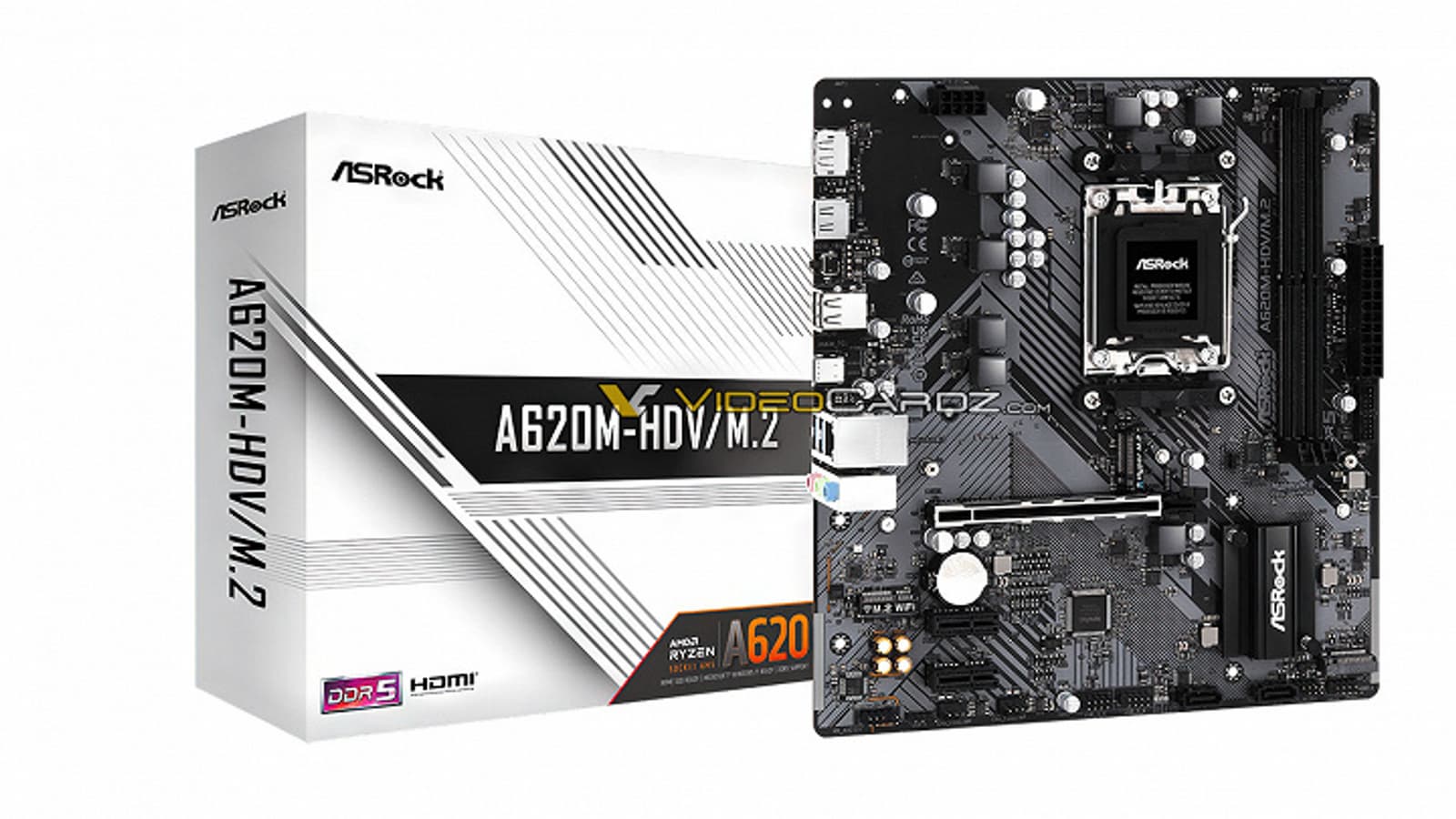Чтобы собрать ПК на Ryzen 7000 максимально дёшево. В Сети появились первые фотографии системной платы на чипсете A620
