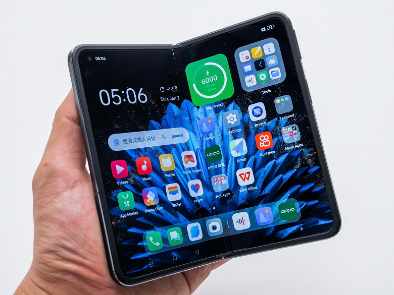 На рынке складных смартфонов Китая новый лидер. Это Oppo Find N2