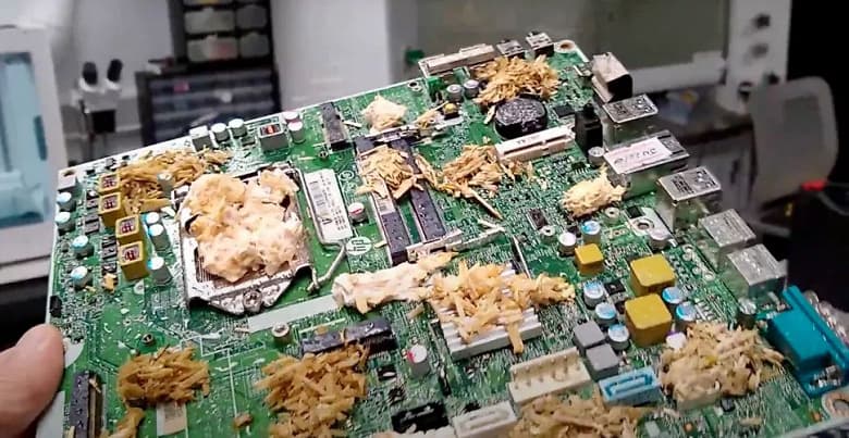 В Великобритании показали материнскую плату на основе грибов В Великобритании показали материнскую плату на основе грибов