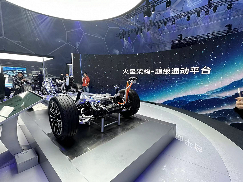 Chery представила новейшую платформу Mars для седанов, кроссоверов и минивэнов