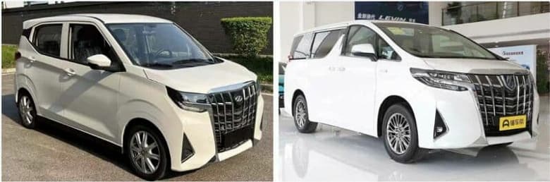 Китайцы «адаптировали» дизайн Toyota Alphard для электромобиля ценой 5700 долларов