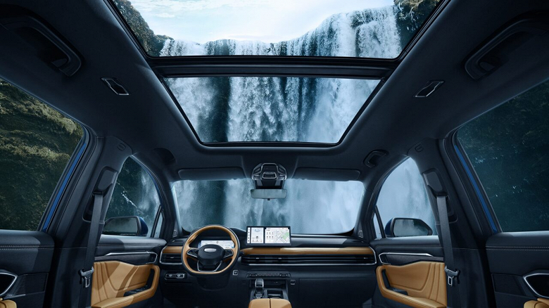 Огромный кроссовер Geely Haoyue L 2023 с двигателем Volvo  выйдет в России. До этого его не завозили в нашу страну