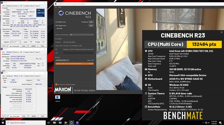 56-ядерный Intel Xeon W9-3495X установил новый мировой рекорд в Cinebench R23, существенно опередив разогнанный Ryzen Threadripper Pro 5995WX 56-ядерный Intel Xeon W9-3495X установил новый мировой рекорд в Cinebench R23, существенно опередив разогнанный Ryzen Threadripper Pro 5995WX